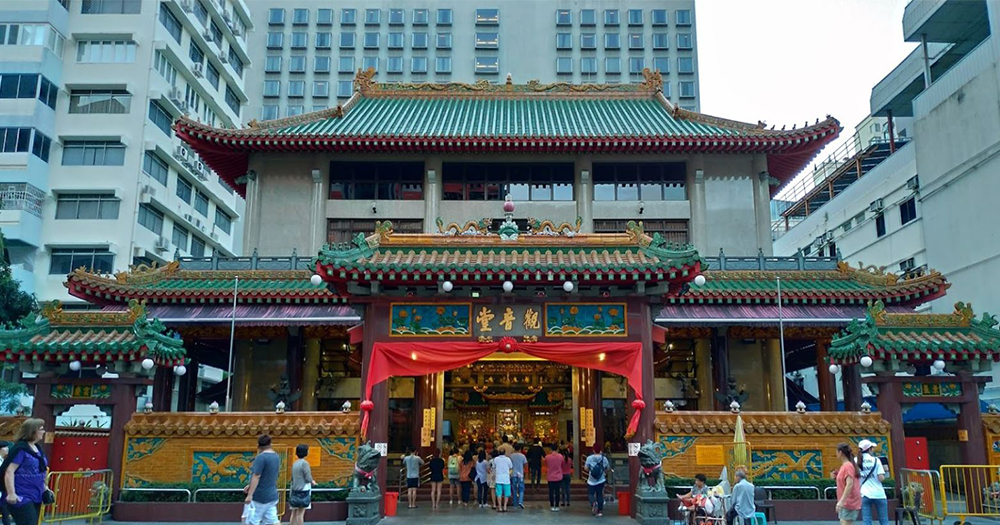 Kebijaksanaan Kwan Im Thong Hood Cho Temple di Singapura